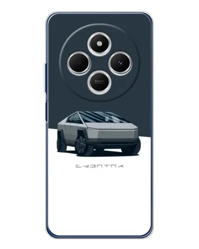 Чехол для TECNO Spark 30C с картинкой «Серебристый Cybertruck Tesla» Чехол для TECNO Spark 30C с картинкой «Серебристый Cybertruck Tesla»
