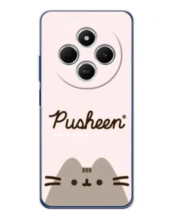 Чехол для TECNO Spark 30C с картинкой «Pusheen логотип» Чехол для TECNO Spark 30C с картинкой «Pusheen логотип»