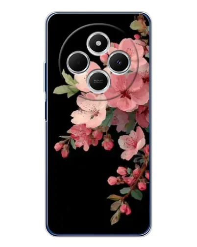 Чехол для TECNO Spark 30C с картинкой «Розовая ветка сакуры»