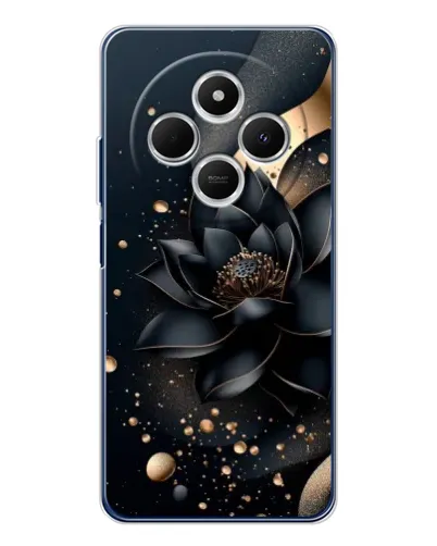 Чехол для TECNO Spark 30C с картинкой «Черный лотос»