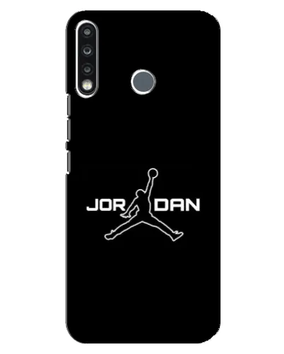 Чехол для TECNO Spark 4 с картинкой «Nike Pink Swirl»