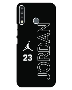 Чехол для TECNO Spark 4 с картинкой «Jordan Vertical»