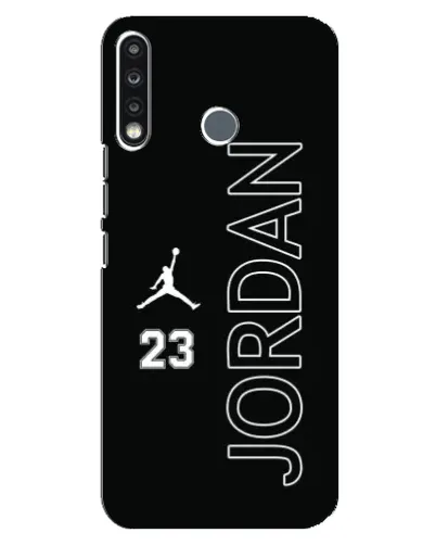 Чехол для TECNO Spark 4 с картинкой «Jordan Vertical»