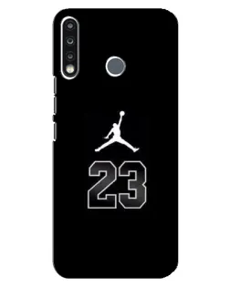 Чехол для TECNO Spark 4 с картинкой «Jordan Flight 23»