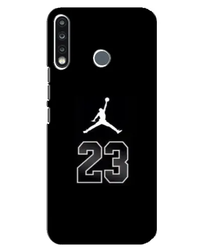 Чехол для TECNO Spark 4 с картинкой «Jordan Flight 23»