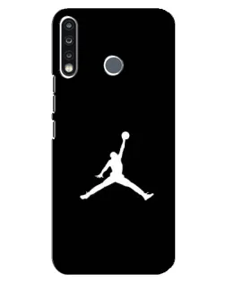 Чехол для TECNO Spark 4 с картинкой «Jordan Silhouette»
