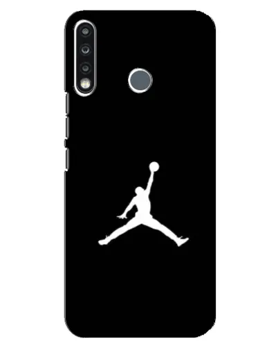 Чехол для TECNO Spark 4 с картинкой «Jordan Silhouette»