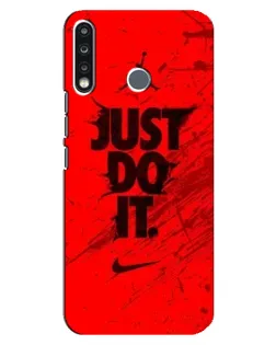 Чехол для TECNO Spark 4 с картинкой «Nike Just Do It»