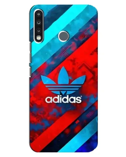 Чехол для TECNO Spark 4 с картинкой «Абстракция Adidas»