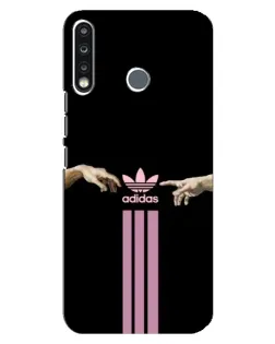 Чехол для TECNO Spark 4 с картинкой «Adidas Hands»