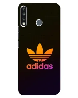 Чехол для TECNO Spark 4 с картинкой «Градиент Adidas»