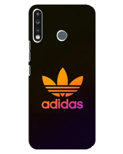 Чехол для TECNO Spark 4 с картинкой «Градиент Adidas»
