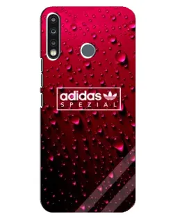 Чехол для TECNO Spark 4 с картинкой «Adidas Gold Marble»