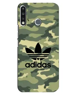 Чехол для TECNO Spark 4 с картинкой «Милитари стиль Adidas»