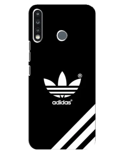 Чехол для TECNO Spark 4 с картинкой «Adidas с диагональными полосами»