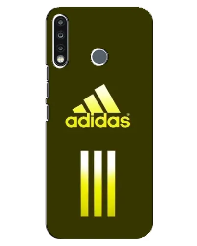 Чехол для TECNO Spark 4 с картинкой «Оливковый градиент Adidas»