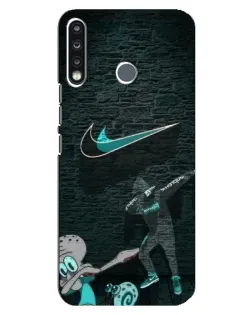 Чехол для TECNO Spark 4 с картинкой «Спортивный арт Nike» Чехол для TECNO Spark 4 с картинкой «Спортивный арт Nike»