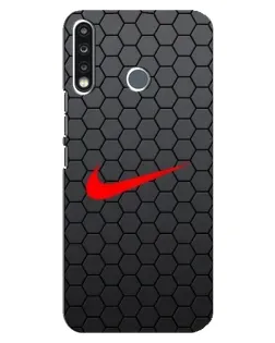 Чехол для TECNO Spark 4 с картинкой «Nike — карбоновая сетка» Чехол для TECNO Spark 4 с картинкой «Nike — карбоновая сетка»