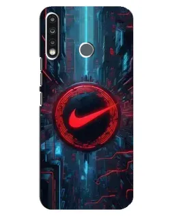 Чехол для TECNO Spark 4 с картинкой «Техногенный стиль Nike»