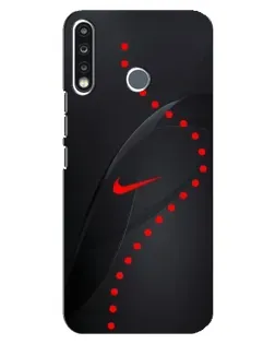 Чехол для TECNO Spark 4 с картинкой «Абстрактный дизайн Nike»