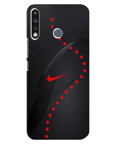 Чехол для TECNO Spark 4 с картинкой «Абстрактный дизайн Nike»