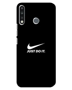 Чехол для TECNO Spark 4 с картинкой «Минимализм от Nike»