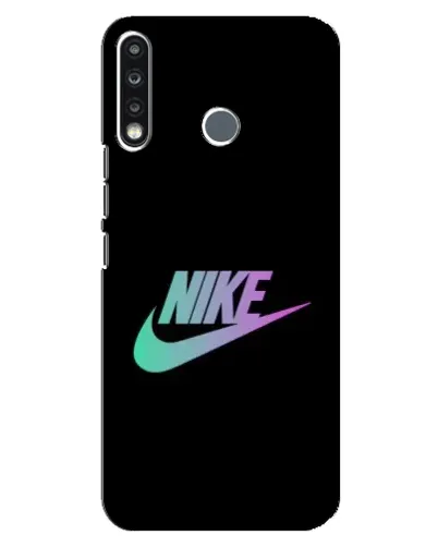 Чехол для TECNO Spark 4 с картинкой «Nike — городская ночь»