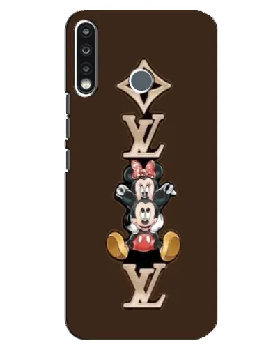 Чехол для TECNO Spark 4 с картинкой «LV и Микки Маус»