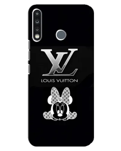 Чехол для TECNO Spark 4 с картинкой «LV и Минни Маус»