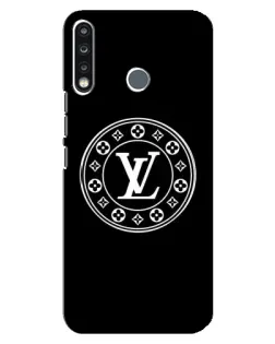 Чехол для TECNO Spark 4 с картинкой «LV — печать стиля»