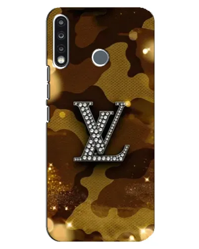 Чехол для TECNO Spark 4 с картинкой «Камуфляжный Louis Vuitton»