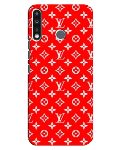 Чехол для TECNO Spark 4 с картинкой «Яркий паттерн LV»