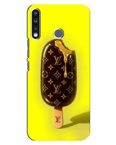 Чехол для TECNO Spark 4 с картинкой «Мороженое от LV»