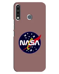 Чехол для TECNO Spark 4 с картинкой «NASA — ретро космос» Чехол для TECNO Spark 4 с картинкой «NASA — ретро космос»