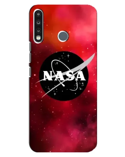 Чехол для TECNO Spark 4 с картинкой «NASA — красная туманность»