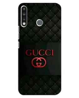 Чехол для TECNO Spark 4 с картинкой «Gucci — стеганый черный»