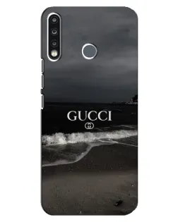 Чехол для TECNO Spark 4 с картинкой «Gucci — морской прибой»