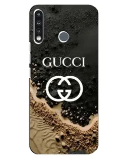 Чехол для TECNO Spark 4 с картинкой «Gucci — песчаные дюны»