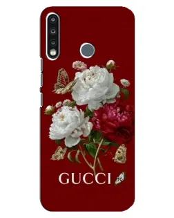 Чехол для TECNO Spark 4 с картинкой «Gucci —  сад»