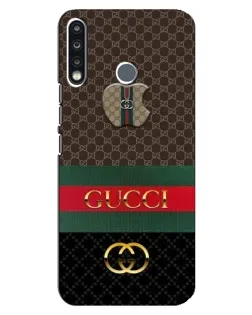 Чехол для TECNO Spark 4 с картинкой «Gucci — брендированный десерт»