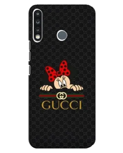 Чехол для TECNO Spark 4 с картинкой «Минни Маус Gucci — черный» Чехол для TECNO Spark 4 с картинкой «Минни Маус Gucci — черный»