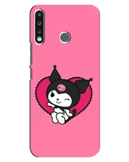 Чехол для TECNO Spark 4 с картинкой «Kuromi — любовь в сердце» Чехол для TECNO Spark 4 с картинкой «Kuromi — любовь в сердце»