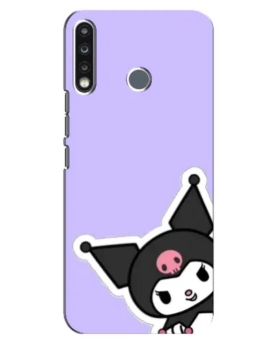 Чехол для TECNO Spark 4 с картинкой «Забавная Kuromi»