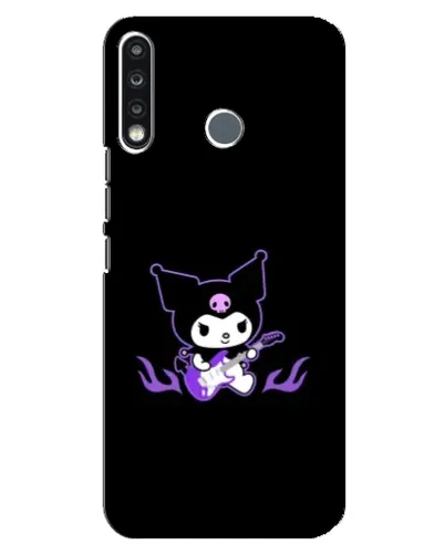 Чехол для TECNO Spark 4 с картинкой «Электрическая Kuromi»