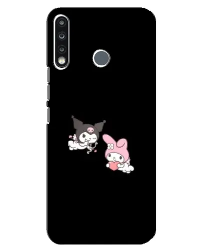 Чехол для TECNO Spark 4 с картинкой «My Melody и Kuromi»