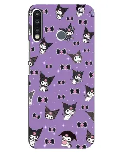 Чехол для TECNO Spark 4 с картинкой «Kuromi — паттерн» Чехол для TECNO Spark 4 с картинкой «Kuromi — паттерн»