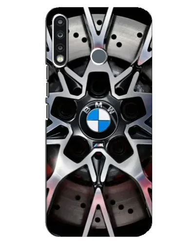 Чехол для TECNO Spark 4 с картинкой «BMW — деталь диска» Чехол для TECNO Spark 4 с картинкой «BMW — деталь диска»