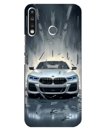 Чехол для TECNO Spark 4 с картинкой «BMW в свете фар» Чехол для TECNO Spark 4 с картинкой «BMW в свете фар»