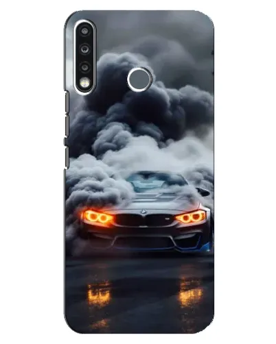 Чехол для TECNO Spark 4 с картинкой «BMW в дыму» Чехол для TECNO Spark 4 с картинкой «BMW в дыму»