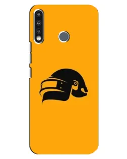 Чохол для TECNO Spark 4 з картинкою «PUBG — золотий шолом»